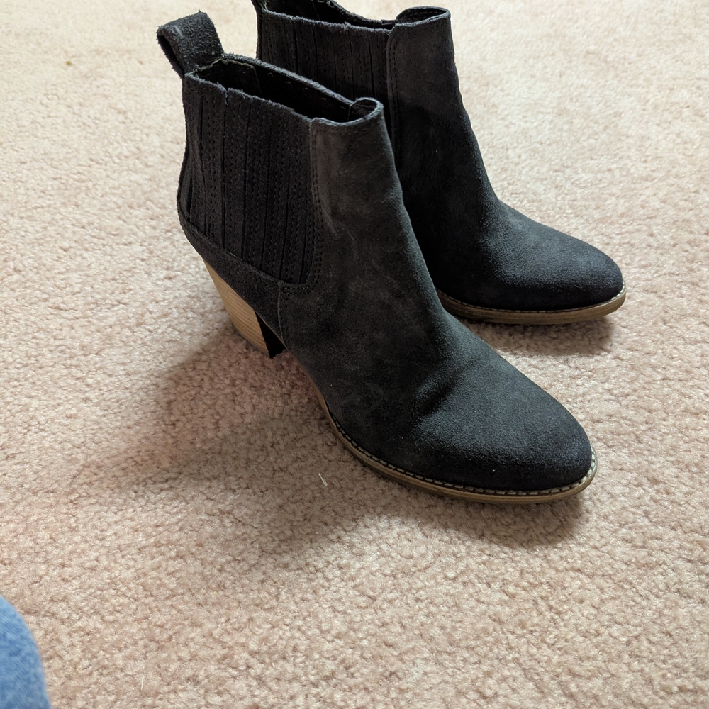 Dark Grey Ankle Boots